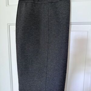 Elegant Gray Pencil Skirt
